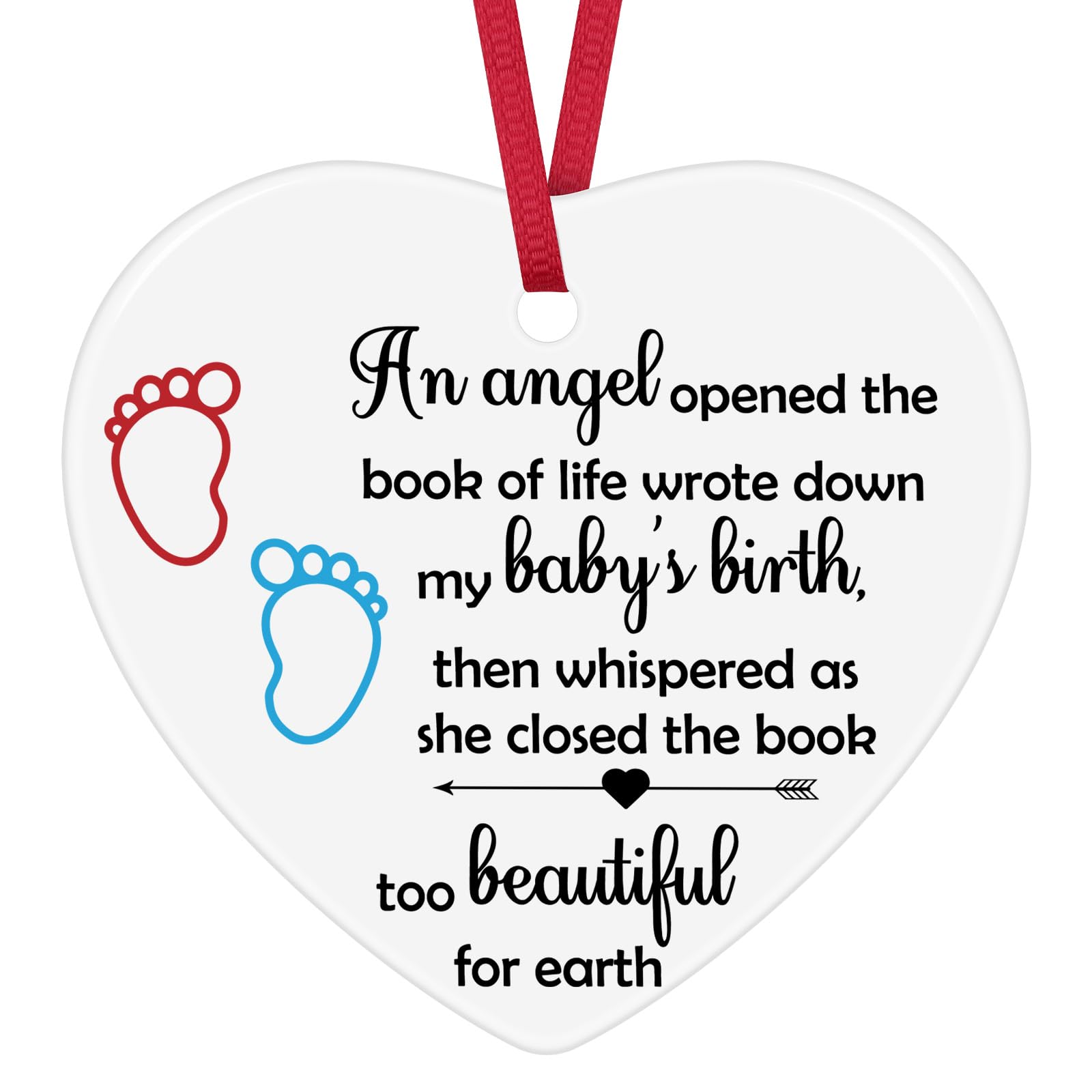 Miscarriage Memorial Ornament Miscarriage Keepsake Gifts for Mothers Baby Memorial Gifts Pregnancy Infant Loss Gift Child Loss Sympathy Gift Remembrance Bereavement Ornament