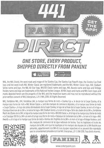 Miniatura 2 de 2018-19 Panini NHL Stickers Hockey #441 Evander Kane San Jose Sharks Official 2 1/2 Tall x 2 Inch Wide NHL Album Sticker