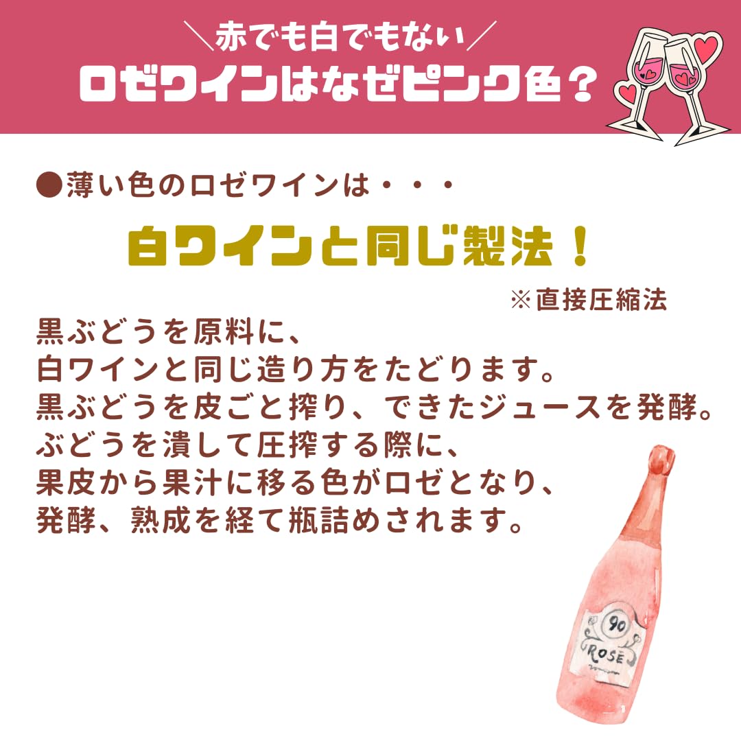 Amazon.co.jp: マイワインクラブ ロゼワイン セット 楽しく 飲み比べ 6
