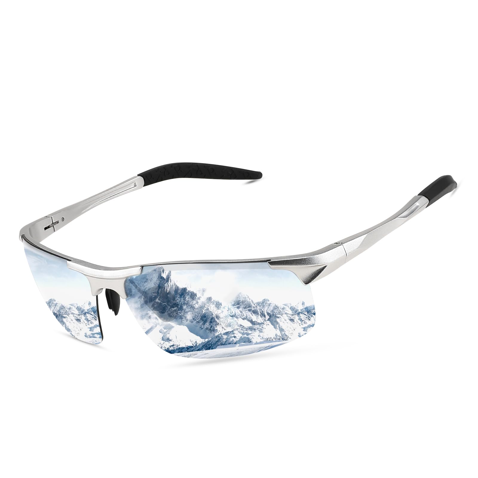 [FEISEDY] スポーツサングラス メンズ 偏光サングラス UV400保護…