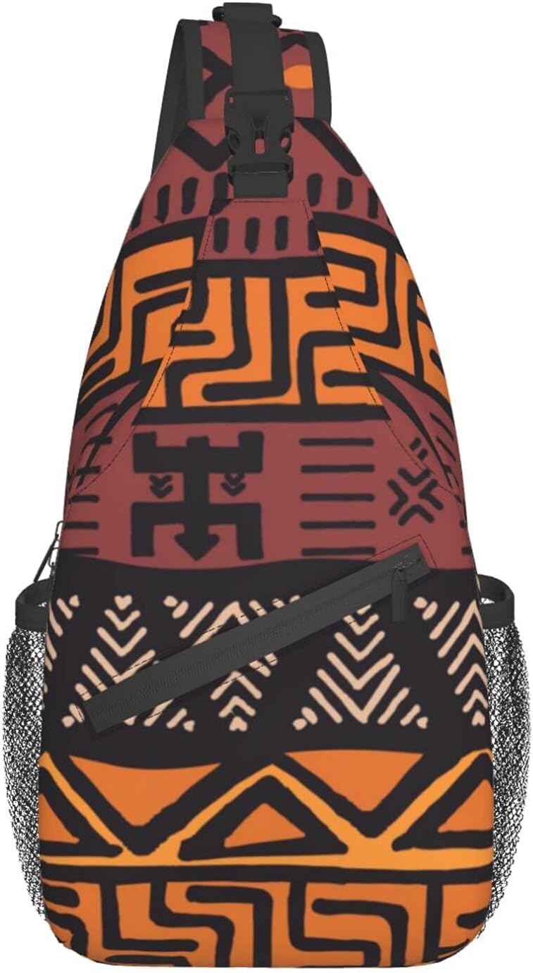 African Mud Cloth Tribal Print Crossbody Chest Bag Uganda Ubuy