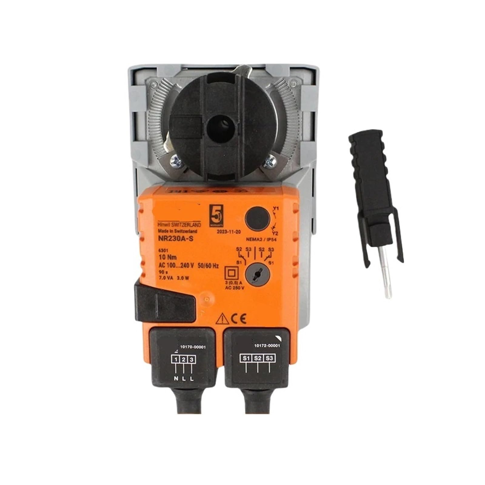 BALYDLUL NR230A-S 10Nm AC100-240V Ventilation Valve actuator for ball valves
