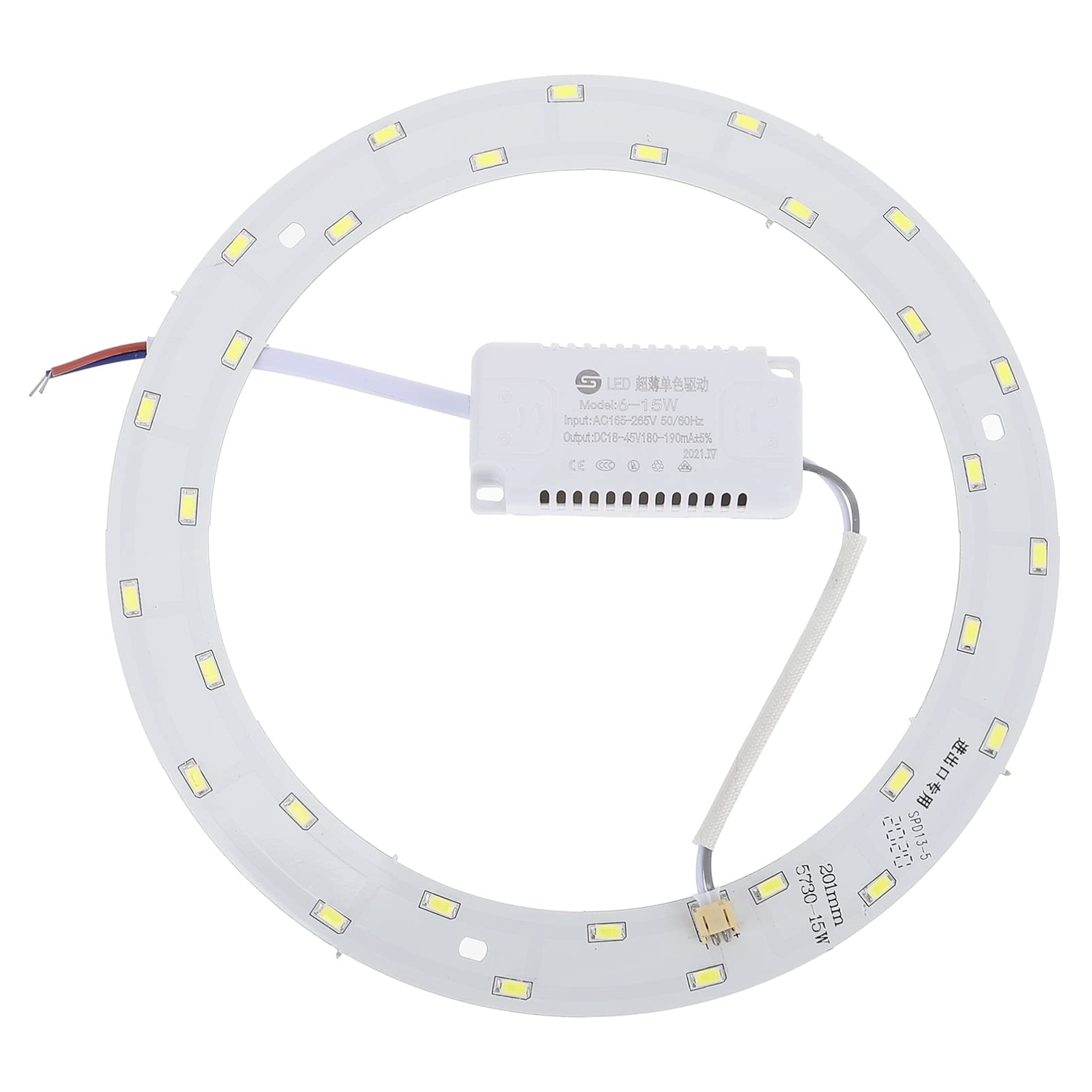 DOITOOL 15w 5730 SMD Led Panel Ceiling Light Fixtures Replacement Panel Retrofit Board Light Bulb Replace Round Replacement Board Bulb
