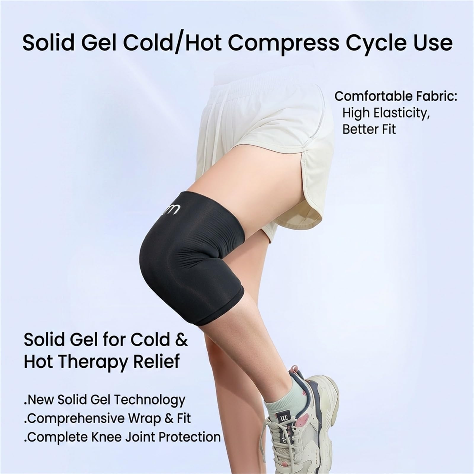 Rodillera de compresión para hombres y mujeres, soporte de rodilla con infusión de cobre para desgarro de menisco, alivio del dolor de artritis, estabilidad articular y recuperación del LCA, vend