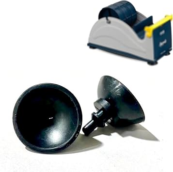 ICO by Excell Replacement Suction Foot for ET-13371 or ET-12271 Extra Wide Metal Multi-Rolls Desktop Tape Dispensers, 1 Count