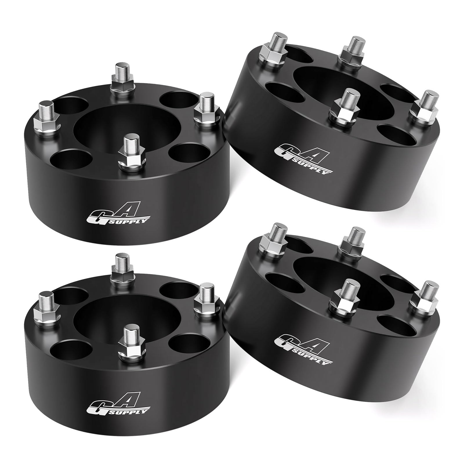 GAsupply 4x110 ATV Wheel Spacers 2 inch 74mm Hub Bore 12×1.25 Studs, 4 Pack