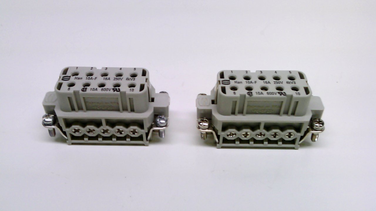 その他 hanabi125 Harting 09200102812 - Pack of 2 - Han 10A-Bu-S Type
