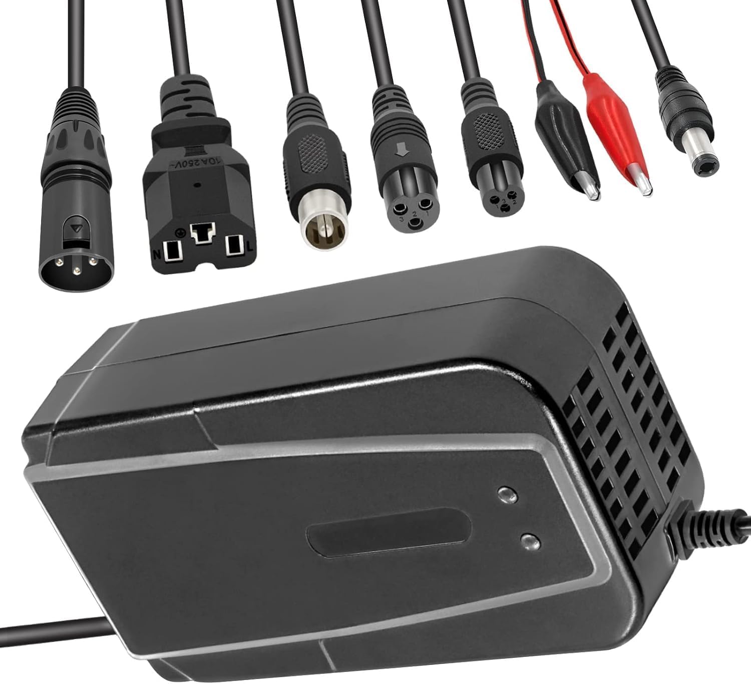 24V/36V/48V/60V/72V 3A Lead Acid Battery Charger Compatible with Lead Acid Batteries in Electric Bicycles, Scooters, Go-Karts | Safe & Reliable | Not for Li-ion Batteries (60V 3A)