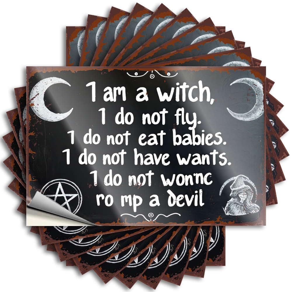 Decal Punk, Items Water Witch's Declaration of Identity | Sets(12X18CM)