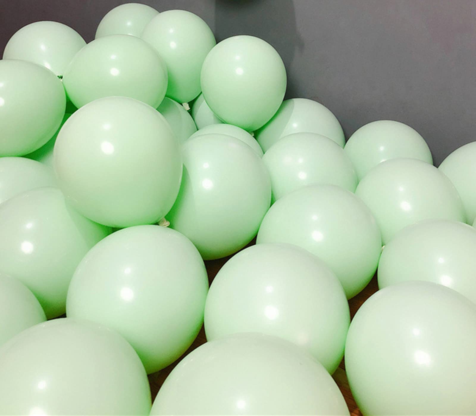 Balony dekoracyjne 12,5 cm - balony imprezowe w kolorze miętowym - 500 szt