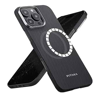 pitaka 全面保護 強化版 iPhone16 pro max （サンセット