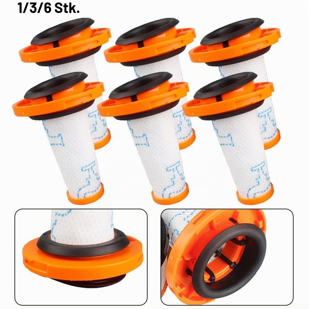Ersatzfilter-Set für Rowenta für X-Force für Flex 9.60 Staubsauger-Ersatzteile, waschbare Filter passend für Allergy RH2038WO, RH2037WO, RH2039WO Modelle (3er-Pack)