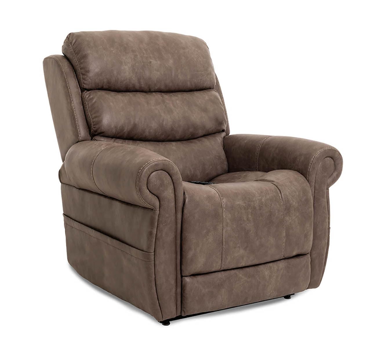 LIVING WELL STORES VivaLift! Tranquil 2 Lift Chair Power Recliner by PrideMobility (Astro Mushroom, Medium with Inside Delivery & Setup)