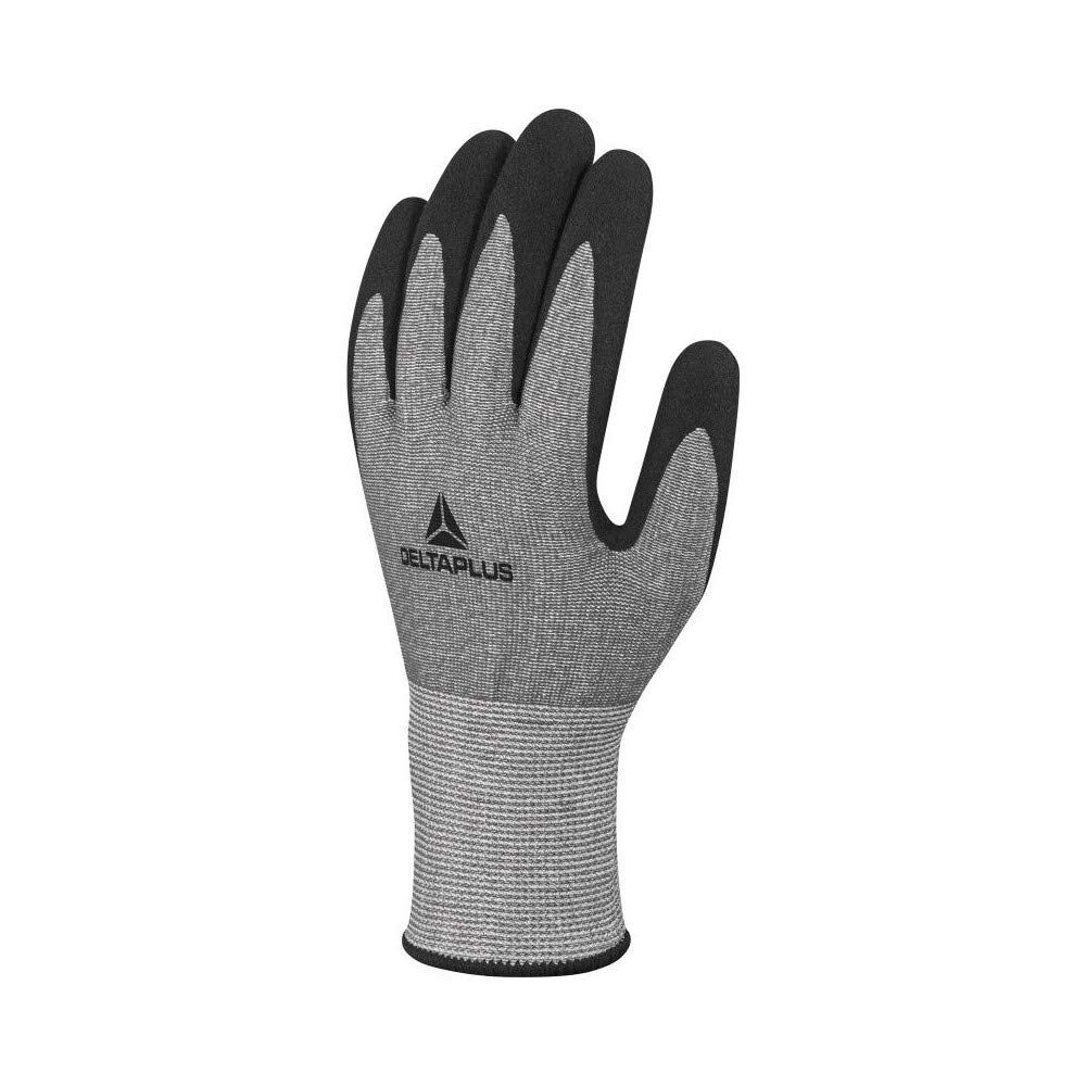 Guanti Da Lavoro Nitrex 801 Delta Plus, Taglia 7, Palmo In Pelle Di Capra, Dorso In Cotone, Modello VE801VE07, Confezione Da 12 Paia - 4