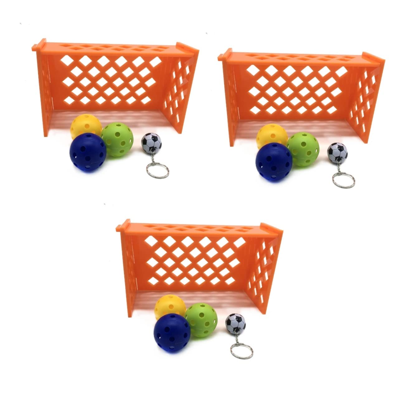Mipcase 3stücke Mini Fußballplatz Papageien Spielzeug Intelligentes Trainingsspielzeug Für Vögel Fördert Bewegung Und Geistige Entwicklung Geeignet Für Papageien Und Ähnliche