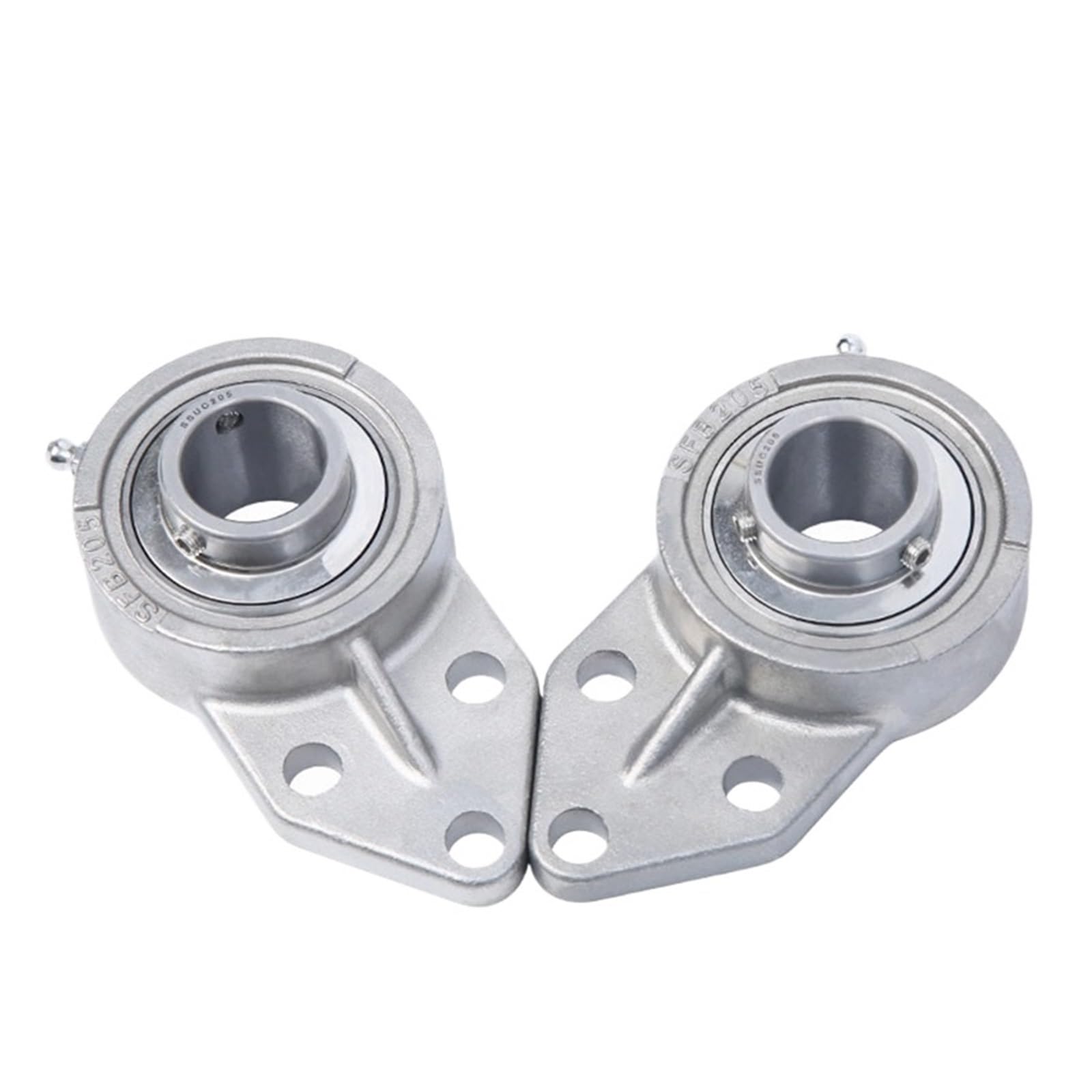 1 pieza de rodamiento esférico exterior de acero inoxidable SUCFB204 SUCFB205 SUCFB206 UCFB207(SUS304,SUCFB203 ID17MM)