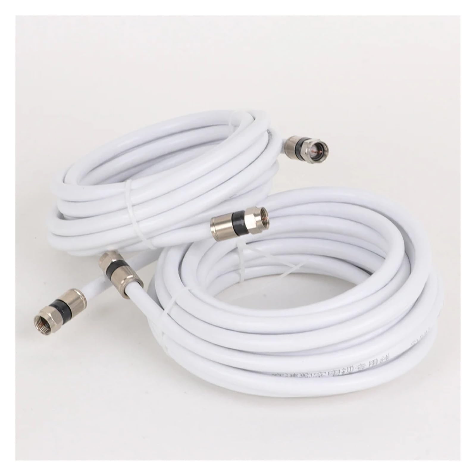 Cavo patch RG6 da 0,2 M a 30 M, cavo coassiale da 75 Ohm con connettore F, antenna TV digitale via cavo audio e video, Internet e satellite(Svart,30M)