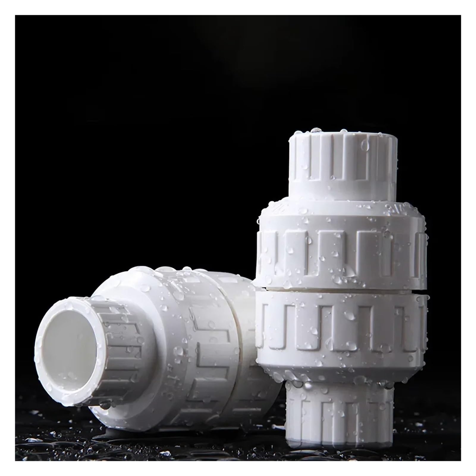 Válvula de aleta antirretorno UPVC, accesorio de tubería OPVC, piezas del sistema de plomería, conector de tubo de agua, control sin retorno, 25/40/90MM(25mm,4 Pcs)