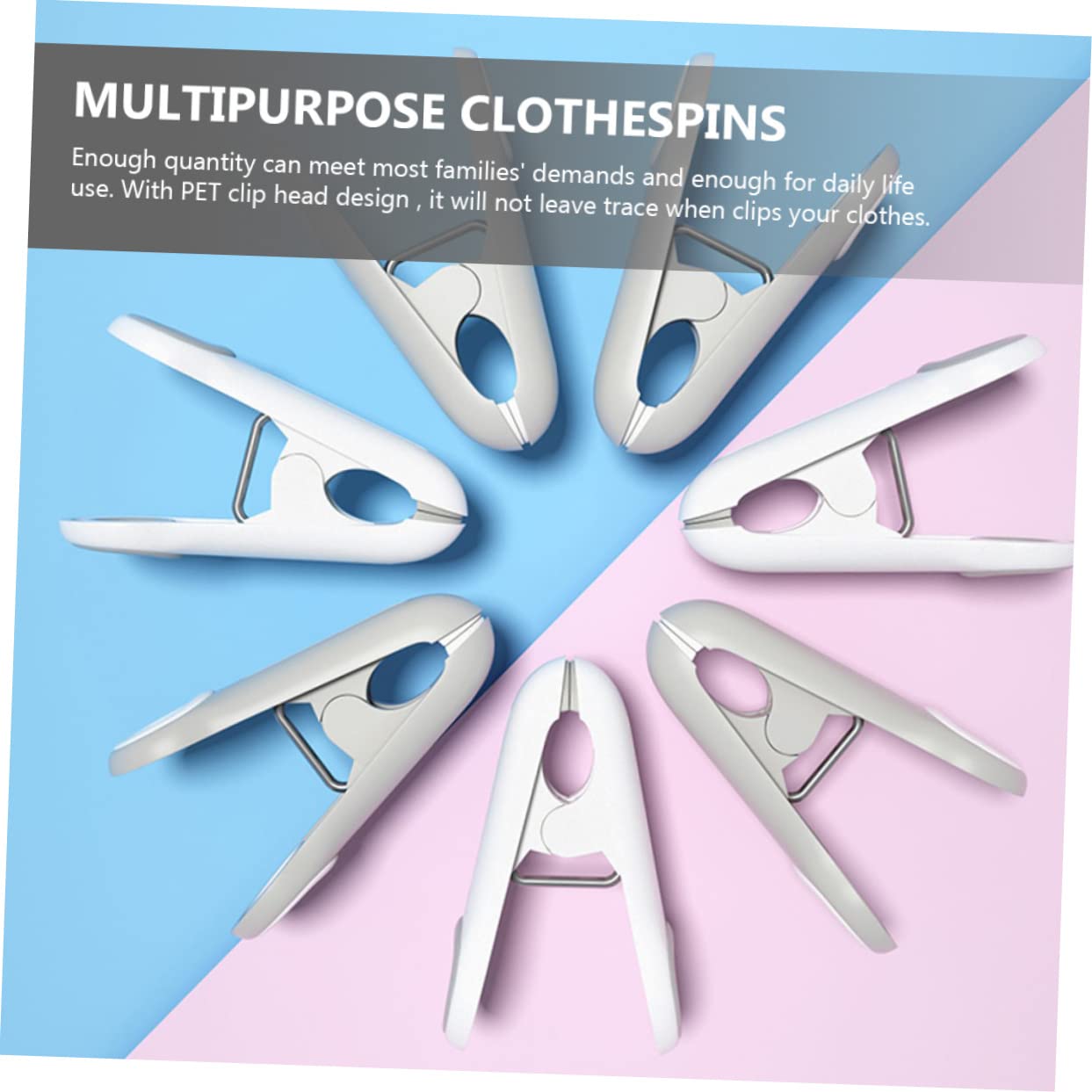 TOPBATHY 36pezzi Mollette Per Asciugare Pinze Per Lenzuola Antivento Clip Per Bucato e Trapunte Per Asciugare Abbigliamento Asciugamani e Coperte