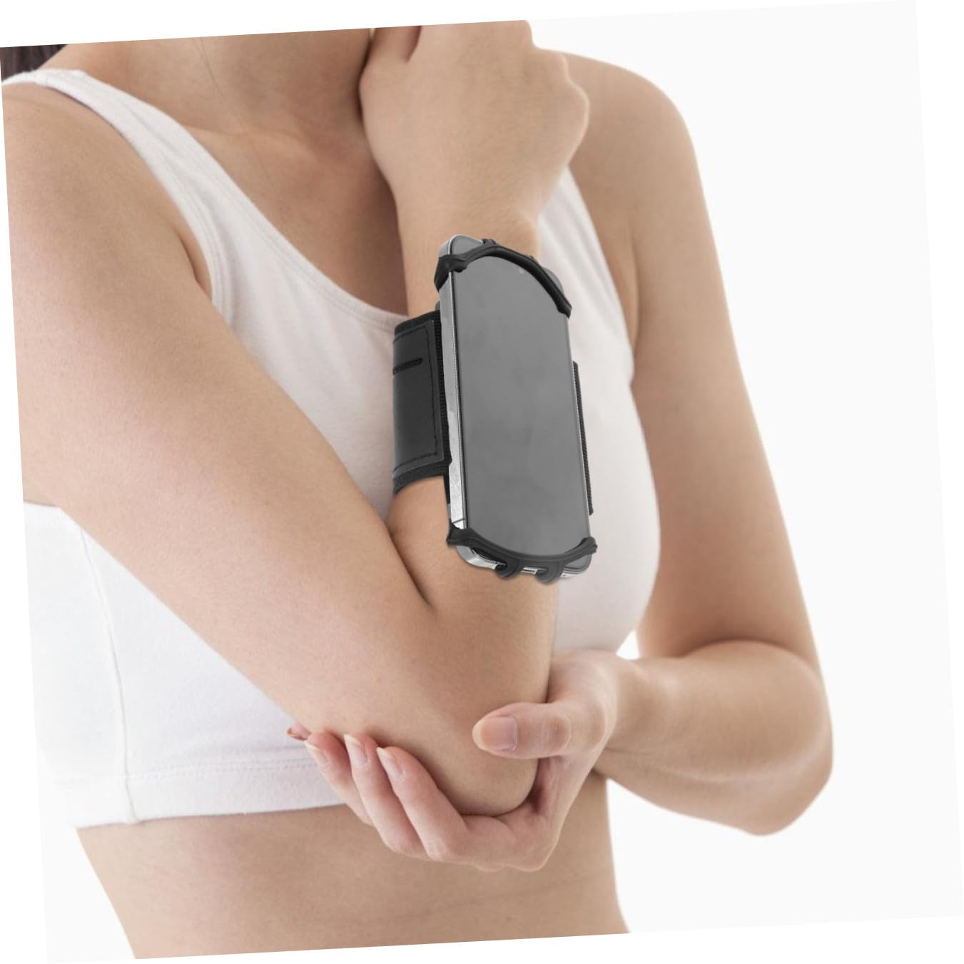 SOLUSTRE 5pezzi Porta Da Braccio Rotante Per Corsa e Fitness Per Allenamento Fascia Per e Donne