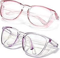 Vista 17 de Lentes de seguridad para mujeres, para enfermeras, lentes protectores, lentes de seguridad antivaho
