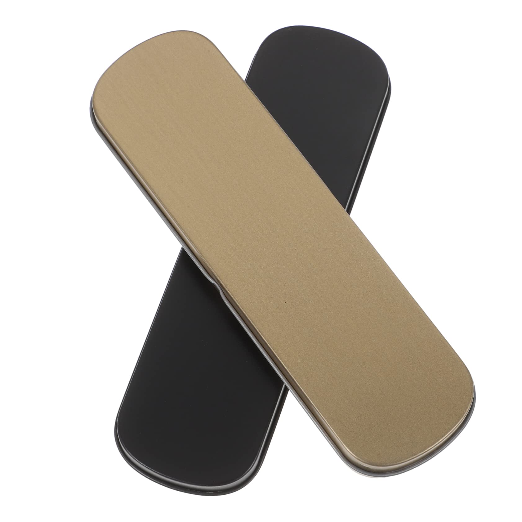 10pezzi Astucci Metallo Per Penne Scatole Piane Con Coperchio Per Materiale Scolastico Organizer Versatile Per Studenti e Cosmetici