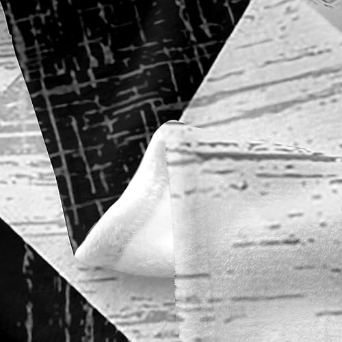 Miniatura 3 de Erosebridal Geomerty - Manta de forro polar con estampado geométrico triangular, manta de franela bohemia con temática de arte abstracto, manta de