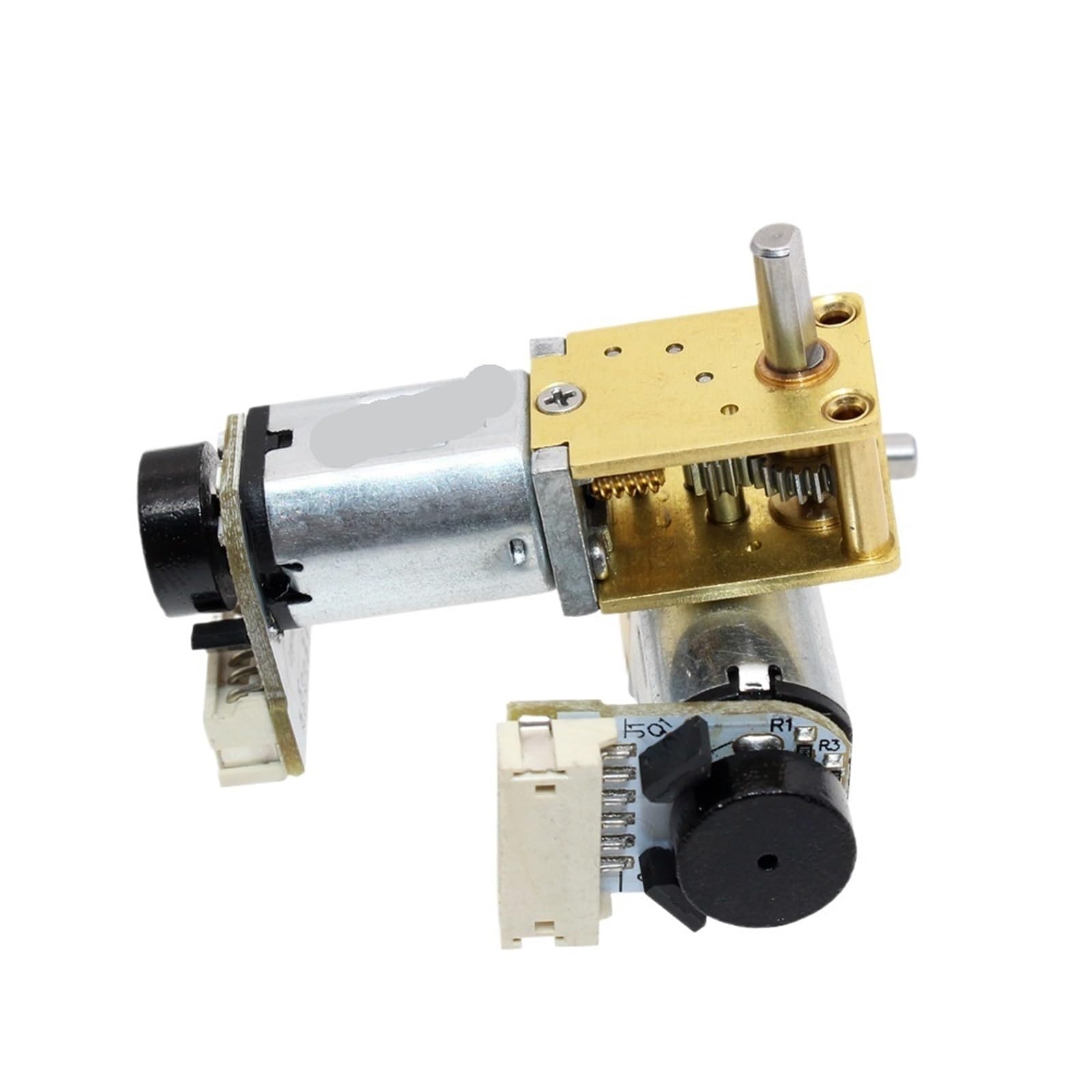 Micro Getriebemotor GW12T-N20VA DC 3V 6V 12V 7PPR Encoder Niedrige Drehzahl