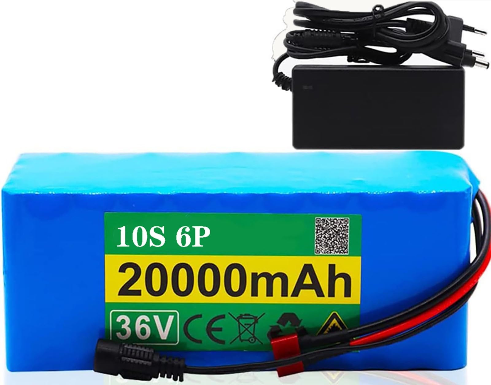 36V 20Ah Batterie de vélo électrique 24V 36V 48V 8Ah 10Ah 12Ah 15Ah 20Ah Ebike Batterie 10S6P Batterie au Lithium avec Chargeur 2 A pour Moteur de vélo 1000W 750W 500W 350W 250W
