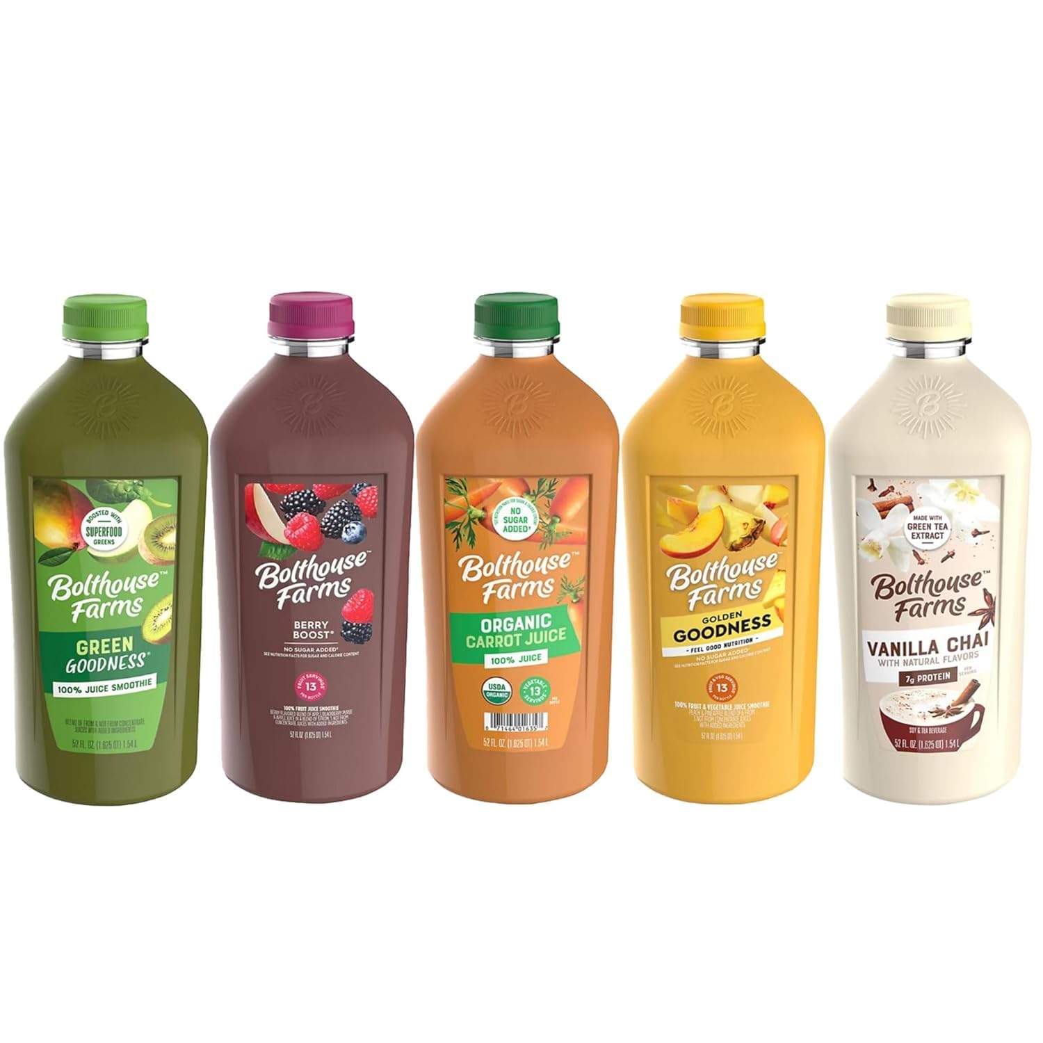 Bolt house Farm Organics 100% organic juice- Elite (Pack of 3, Golden Goodness)