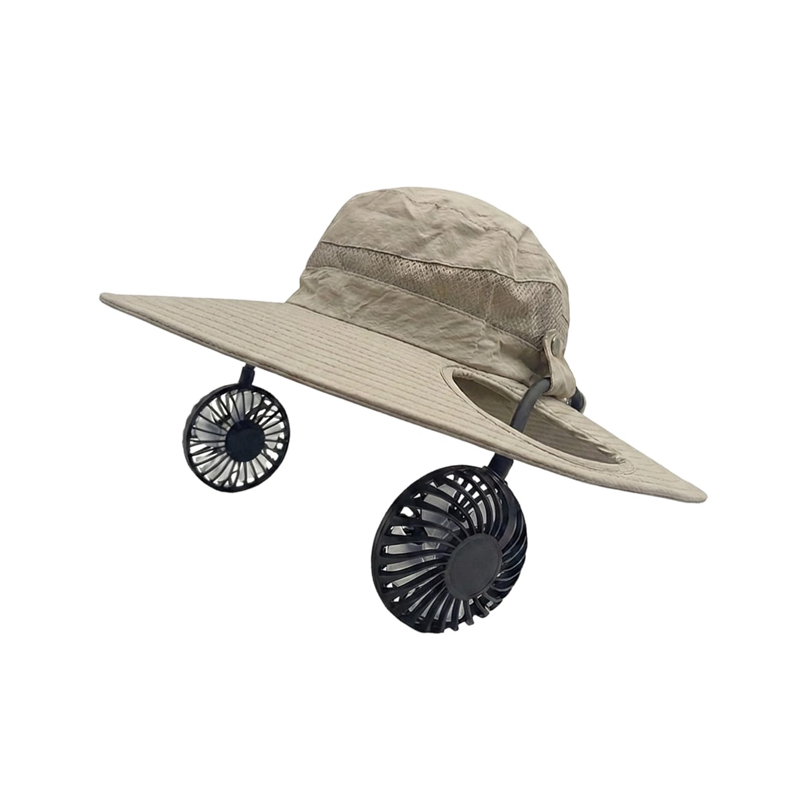 Cappello da sole ricaricabile 2 in 1 da pesca, rimovibile
