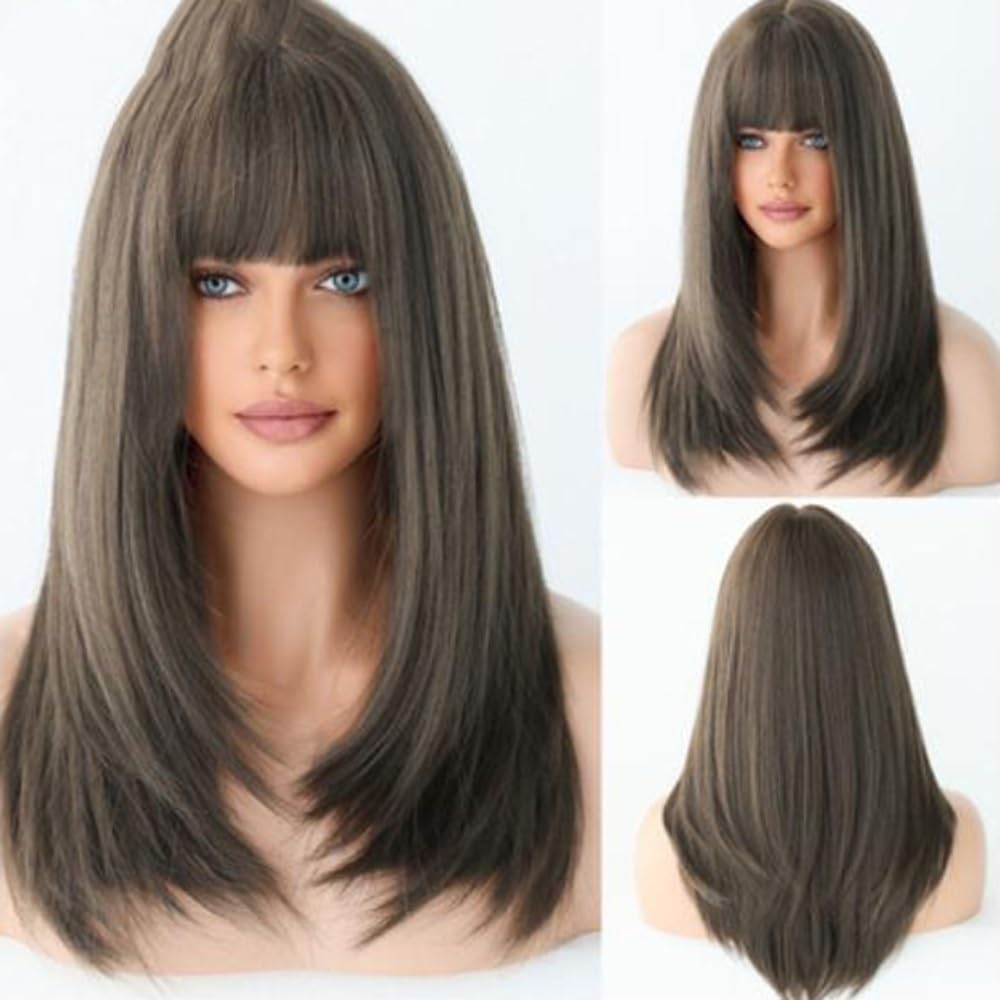 Haarpflege 60 Cm/23,6 Lange Lockige Kunsthaarperücken Für Frauen, Tiefe Wellenperücke Mit Ersatzperücken, Lange Perücke, Synthetische Perücke, Natürlich, Blonde