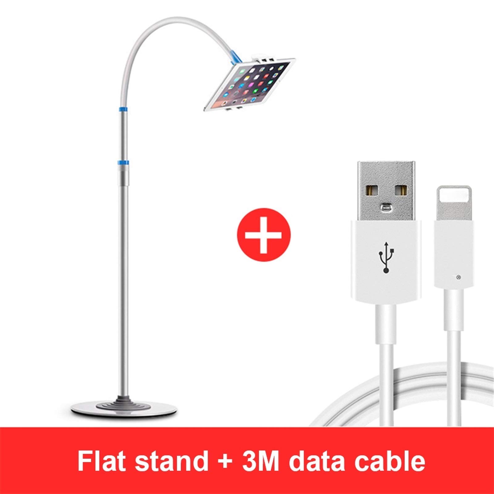 Soporte ajustable para teléfono móvil y tableta con rotación de 360 grados para visualización manos libres