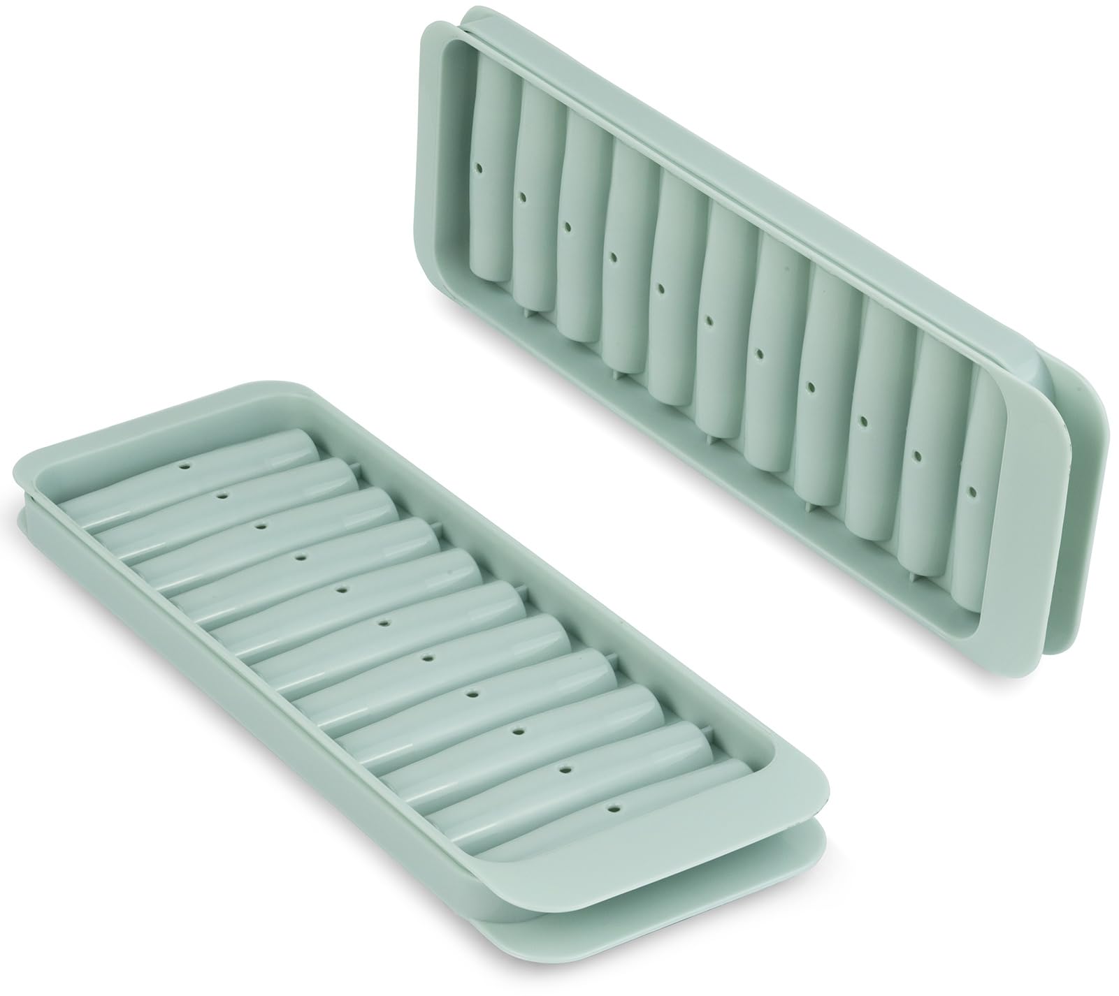 KepGrenn Ice Cube Tray Ice Bar Mold Finger Strip Ice Bar Maker Pack of 2