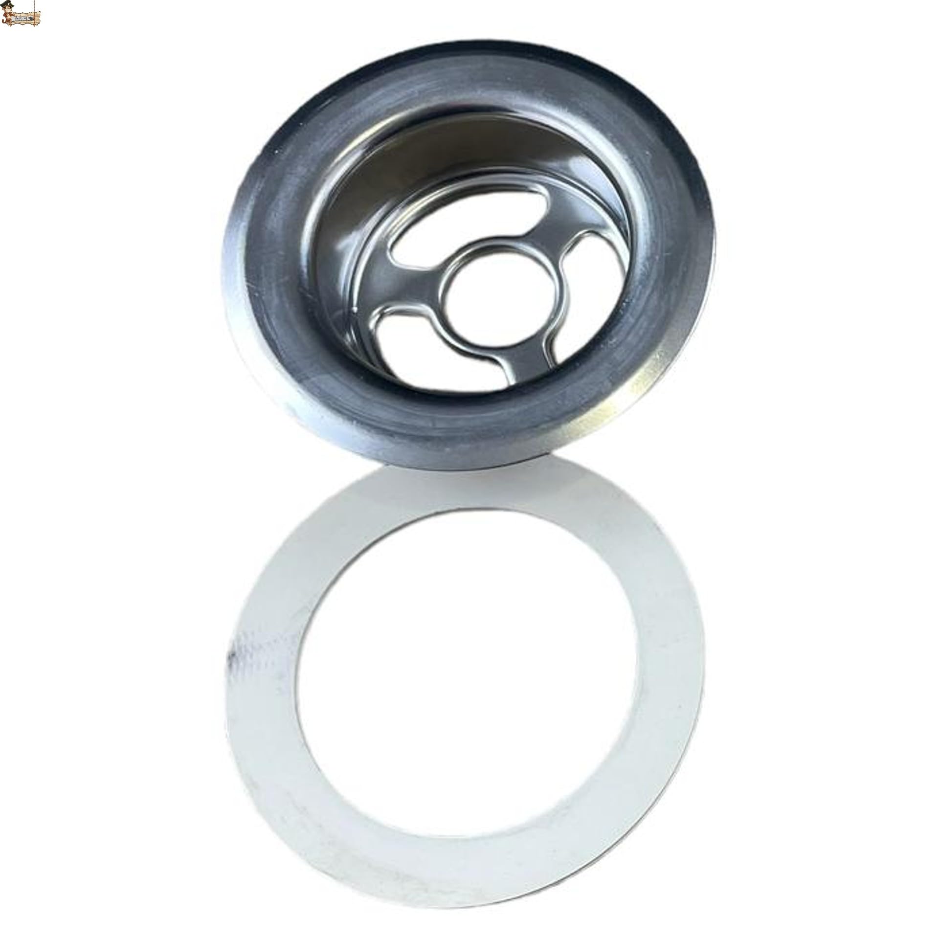 BricoLoco.com Tapón Lavabo Click clack Universal. Pack 4 uds. Sistema de Mecanismo Muelle Clic clac para convertir tapón Convencional de Rejilla en válvula Click clack. Lavabo, bañera, Fregadero (4)