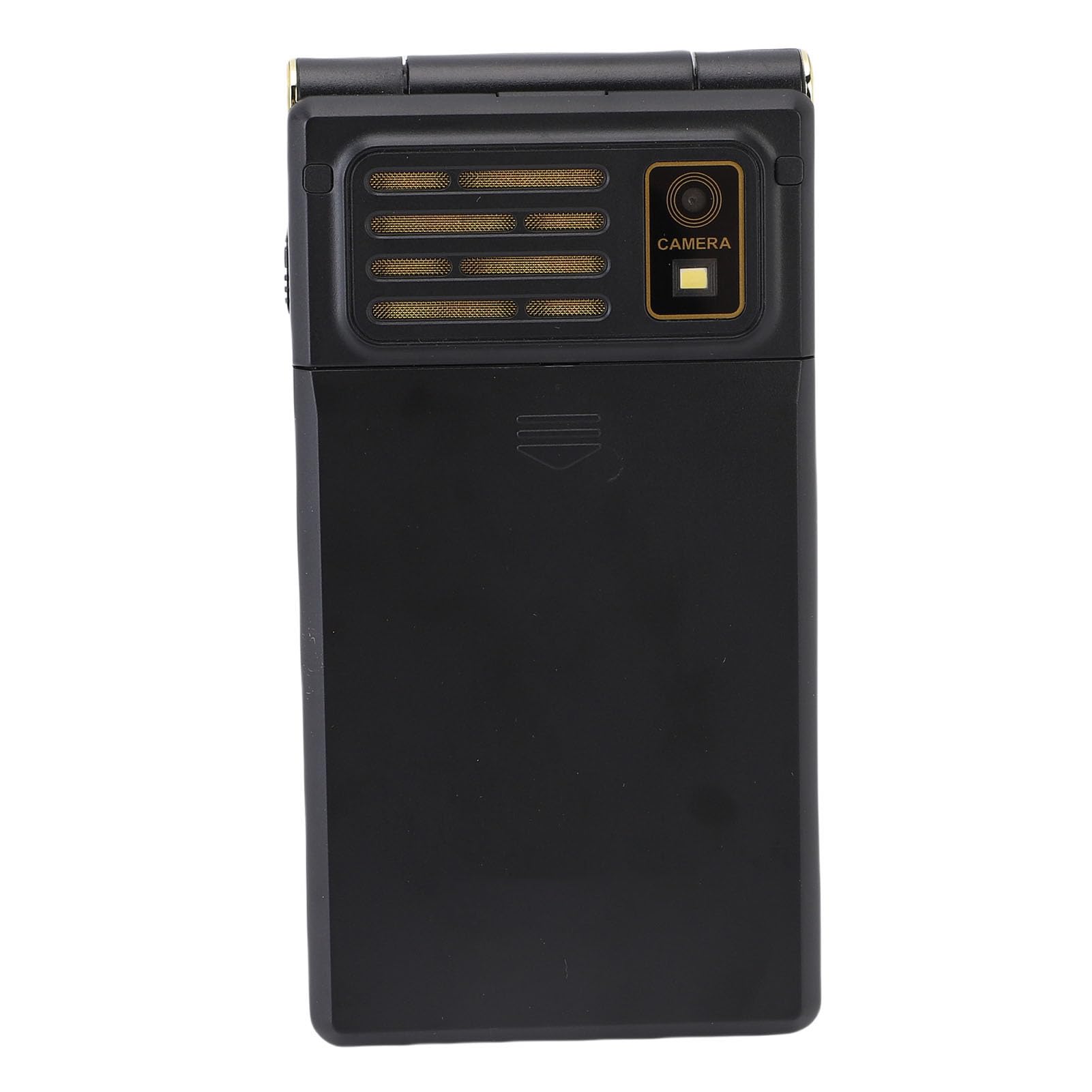 Annadue Telefon z klapką 4G dla Seniorów, Podwójny Ekran 3,0 Cala i 1,8 Cala, Podwójna Karta SIM, SOS, Aparat 1,3 MP, ze Skórzanym Etui.5900 MAh (Kolor rewolwerowca)