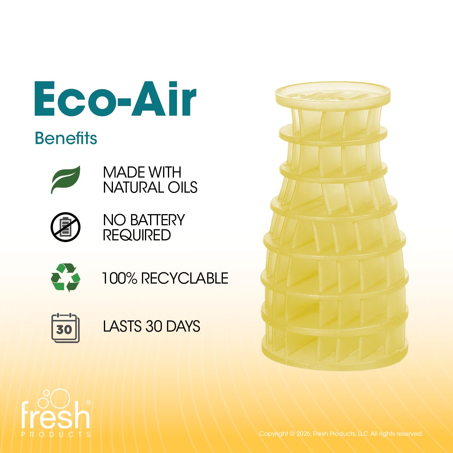 Fresh Products 6 sztuk Eco Air Citrus