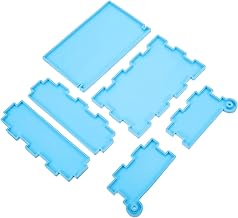 ARTIBETTER 1 Conjunto Dominó Caso Casting Molde Jóias Caixa De Jóias Fazendo Molde Diy Domínios Box Molde Dominós Caixa De Armazenamento Molde de Fundição Epoxi