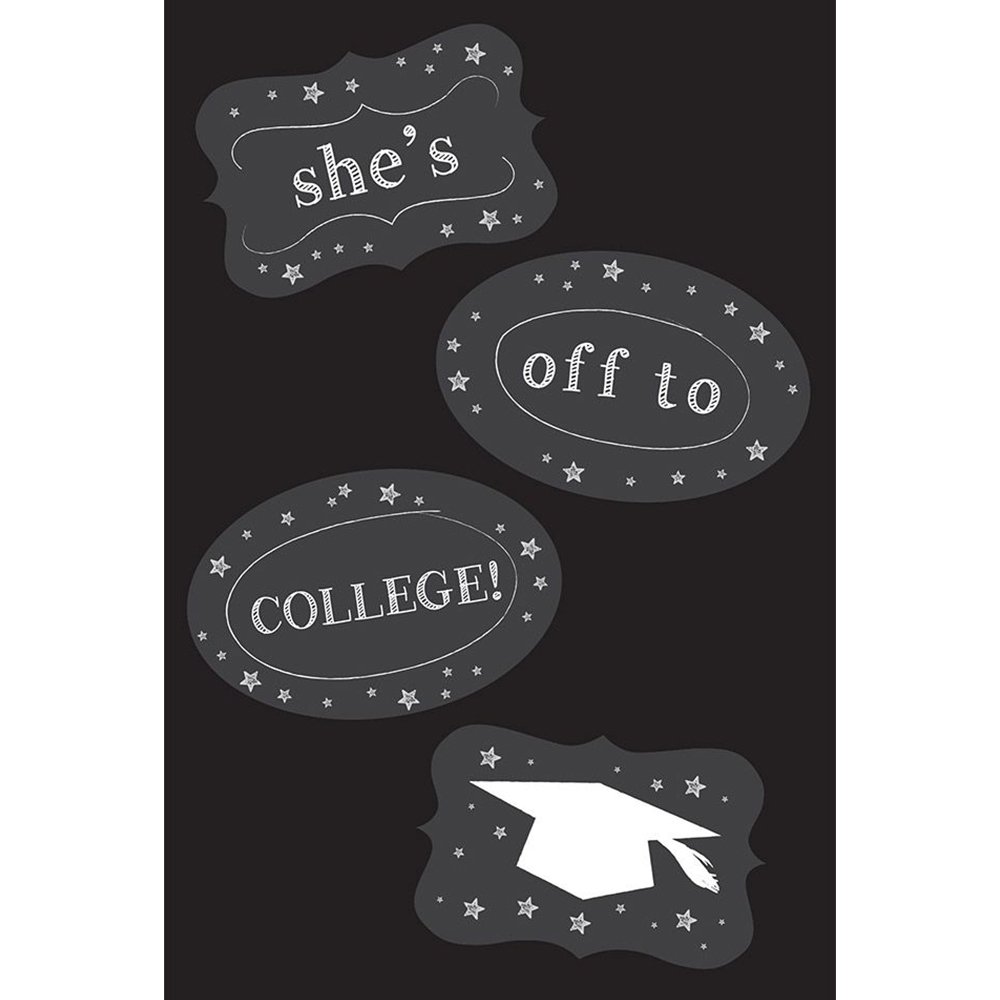 Creative Converting Door Sign With Chalkboard Labels, 28-Inch Size