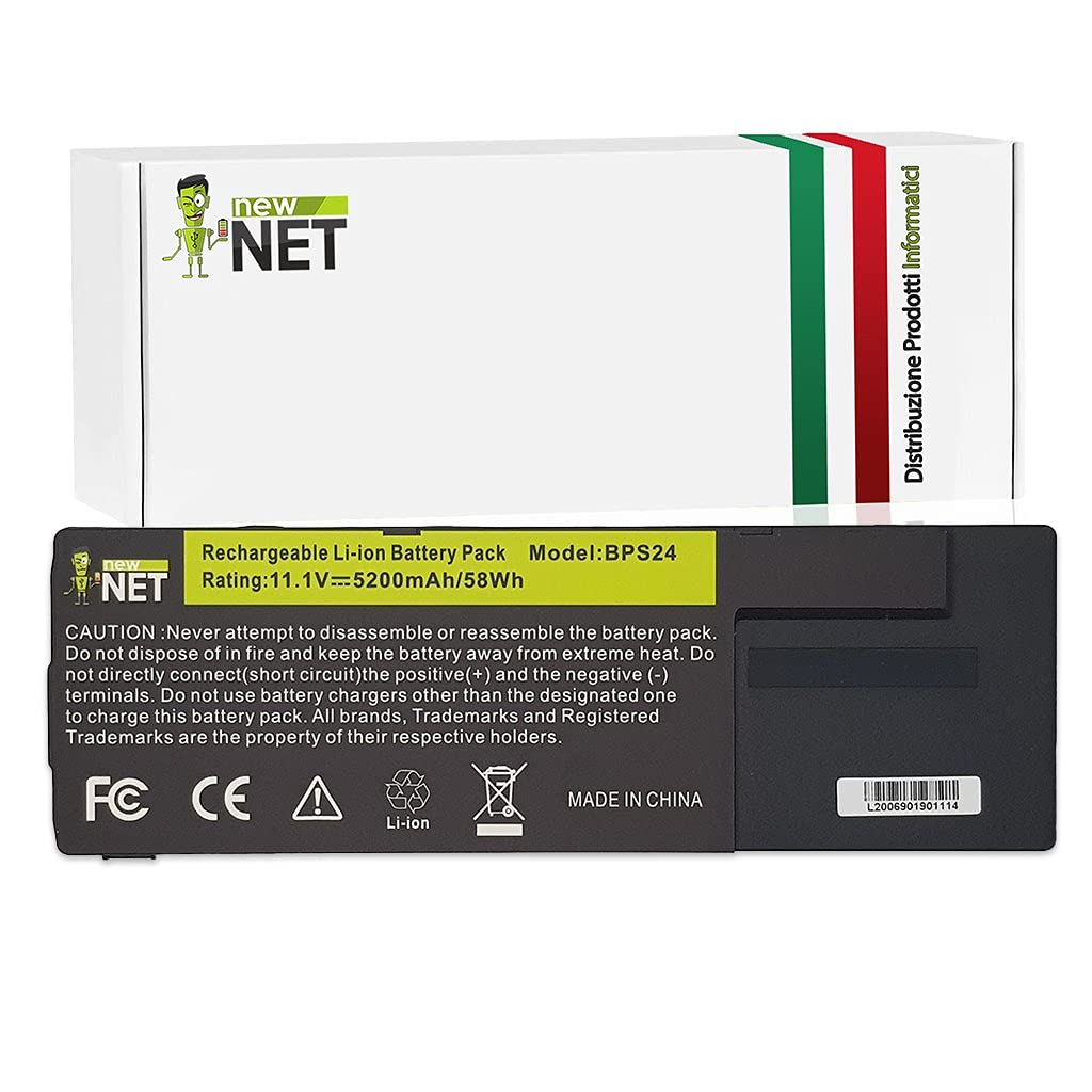 New Net - Batteria VGP-BPS24 VGP-BPL24 compatibile con Notebook Sony Vaio VPC-SA VPC-SB VPC-SC VPC-SD VPC-SE Series [5200mAh]