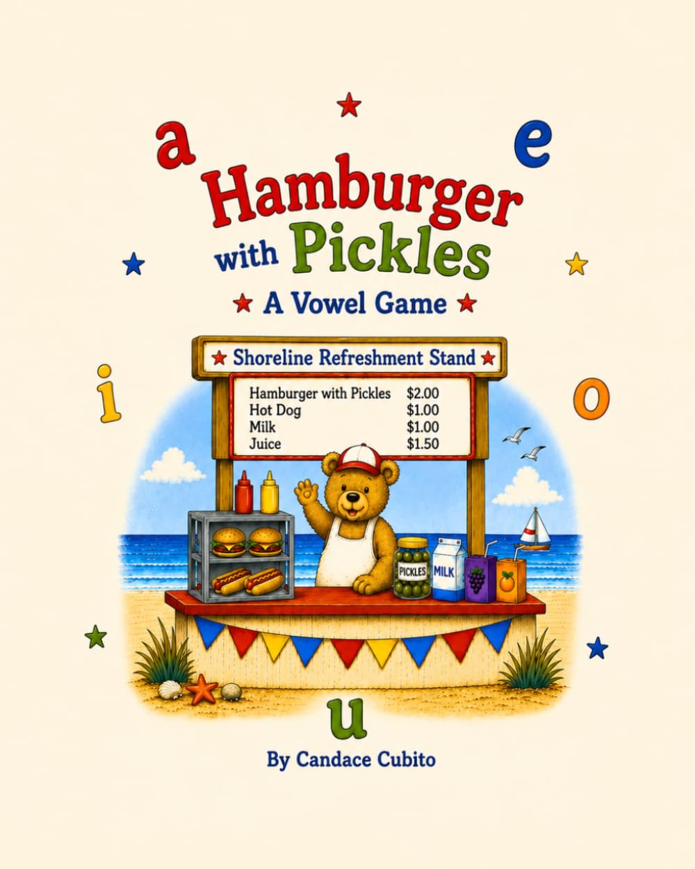 Hamburger with Pickles: A Vowel Game