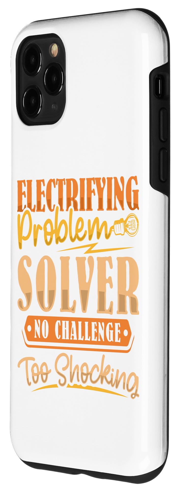Electrifying problem solver no challenge - Electrician Case for iPhone 11 Pro Max - Image 2