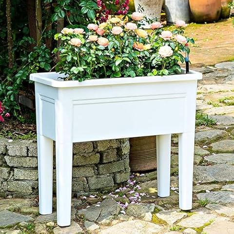 LaLaGreen Elevated Garden Bed with Legs Cover