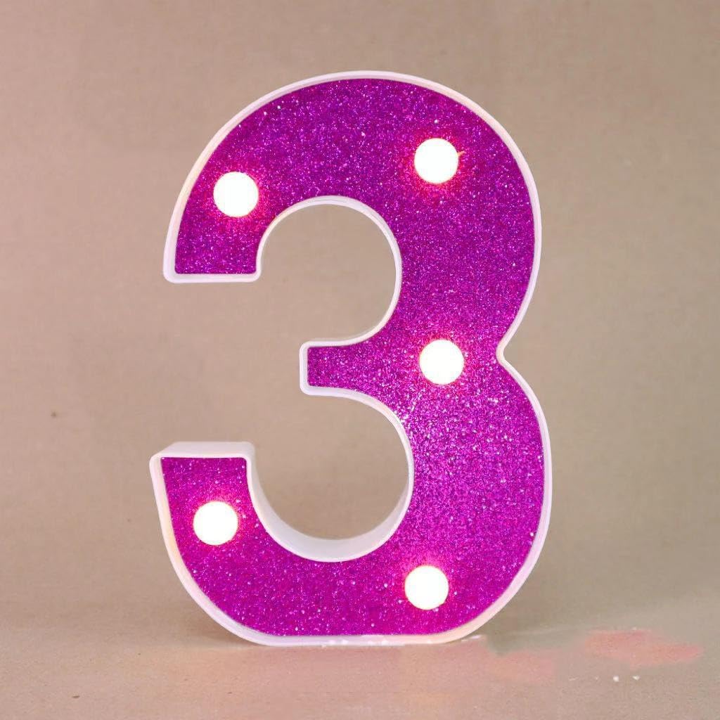 LED Marquee Letter Lights, Light Up Letters Glitter Alphabet Letter Sign Battery Powered for Night Light Birthday Party Wedding Girls Gifts Home Bar Christmas Decoration