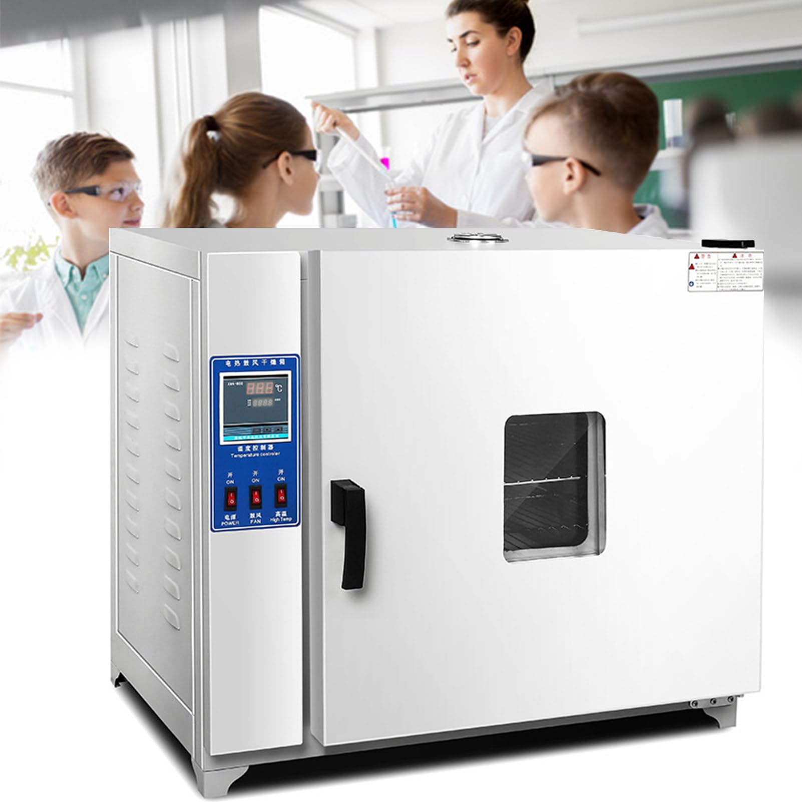 RayGenius éTuve Thermostatique ChaufféE éLectriquement, 15l/42l éTuve De SéChage Et De Chauffage De Laboratoire, 220v/Rt +5-300°C, avec Instruments Intelligents ContrôLables,101-00S