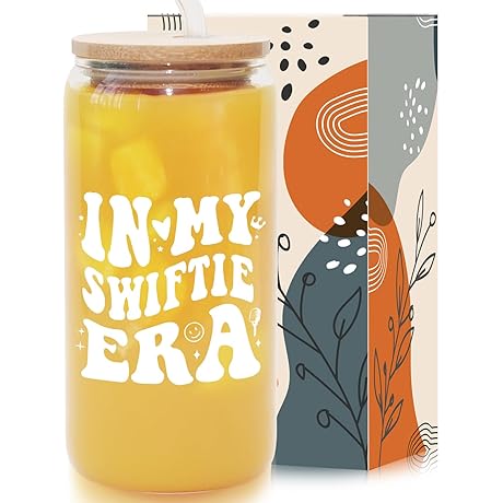 Swiftie Era 16 oz. Glass Cup: A Celebration of Music Icons
