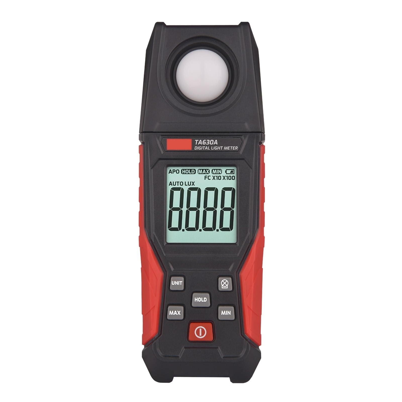 Luminomètre Numérique, Appareil De Mesure La Lumière, Lux Mètre avec Enregistrement, Plage 0~200,000, Capteur Flexible, Testeur Mesure Précise De La Lumière(TA630A)