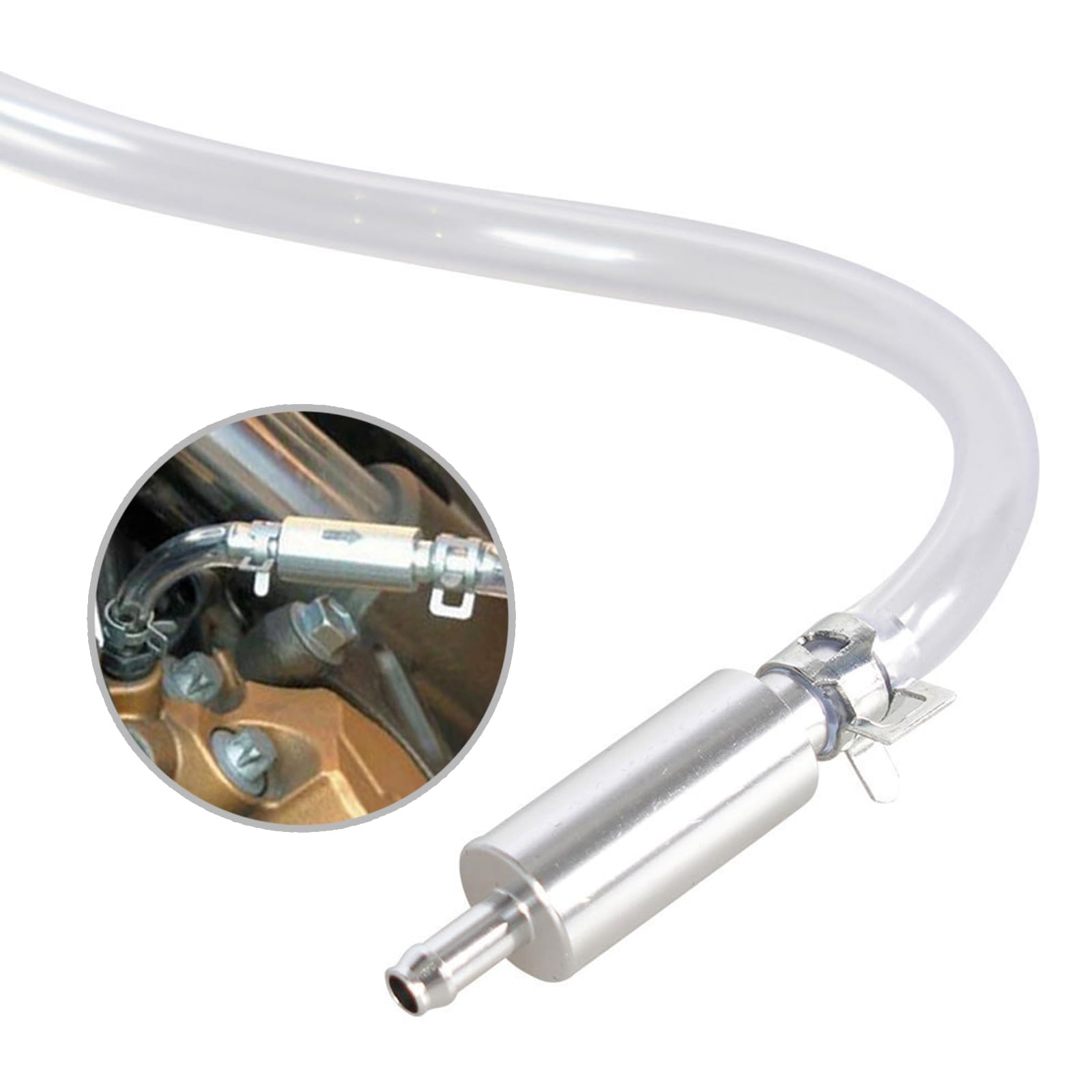 1 Pièces Tuyau De Purge De Liquide De Ein Avec Clapet Anti-retour Unidirectionnel Auto Voiture Véhicule Moto Ein Embrayage Purge Tuyau Kit De Tuyau