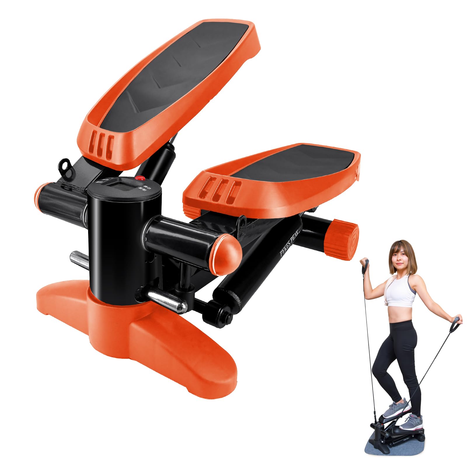 Amazon.co.jp: PYKES PEAK Health Stepper with Exercise Bands