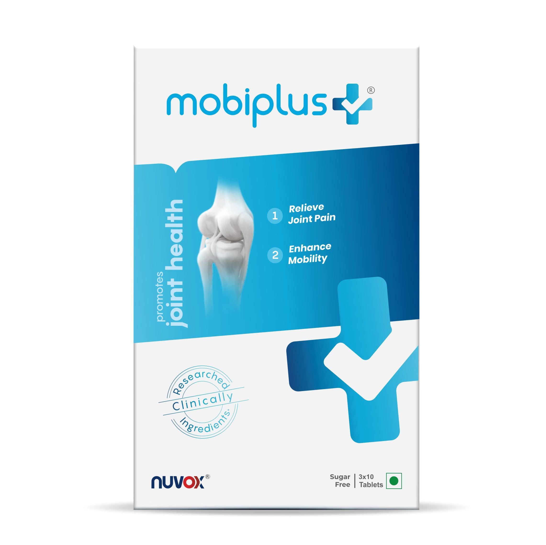 MOBIPLUS – Joint Health Supplement with Veg. Glucosamine, Boswellin, Curcumin C3 Complex & Piperine for Joint Strength, Cartilage Health, Mobility & Flexibility – 30 Tablets (B0B5ZK7HVR) Amazon Price History, Amazon Price Tracker